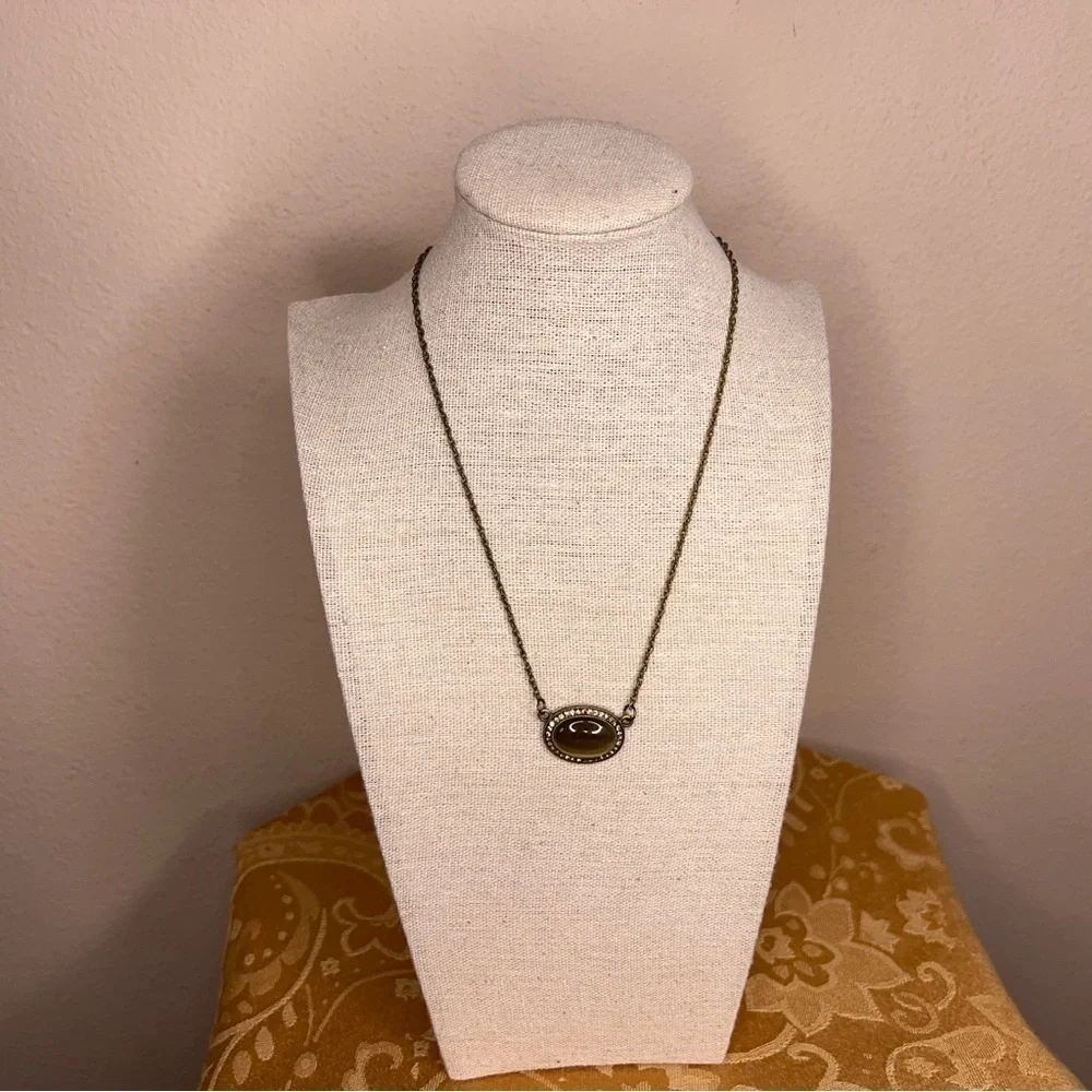 BRONZE LOOK AMBER STYLE SET EARRINGS NECKLACE GIFT PENDANT DANGLE BOHO BOHEMIAN - Picture 6 of 7